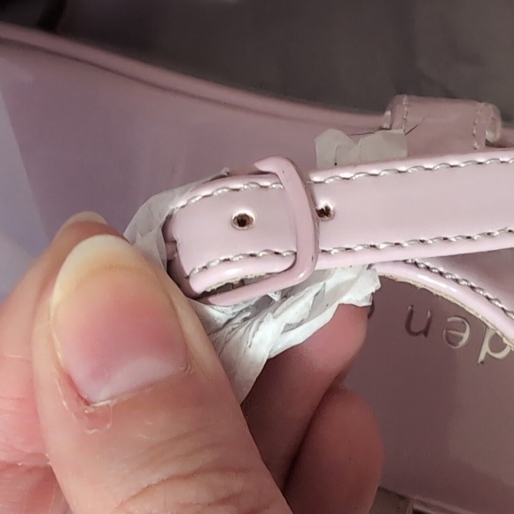 NEW IN BOX Madden Girl Silhouette wedge sandal in mauve (lavender/light purple) - Picture 6 of 6